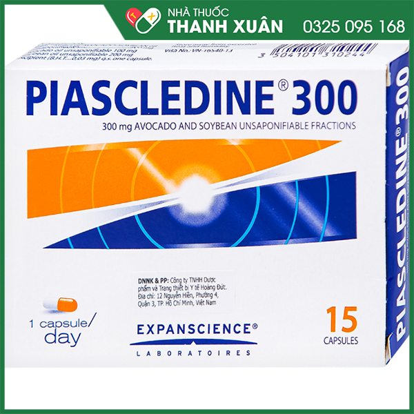 Piascledine 300 trị bệnh lý thoái hóa khớp